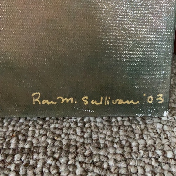 GORGEOUS DRESSAGE bay HORSE PRINT ON CANVAS 2003 RON M SULLIVAN 16x20 Grand Prix - Picture 2 of 4